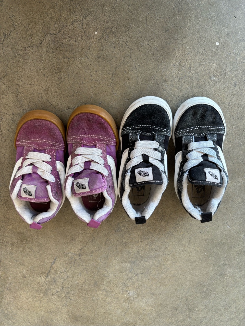 Vans Kids Sneakers in Purple and Black